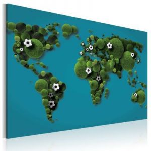 Obraz - Kontynenty okrągłe jak piłka