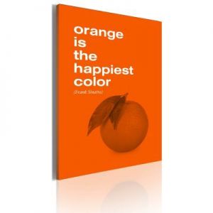 Obraz - Orange is the happiest color (Frank Sinatra)
