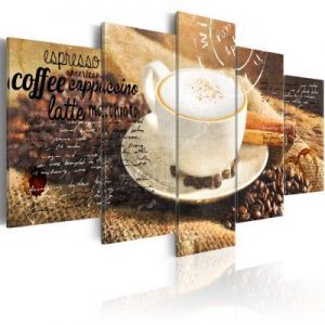 Obraz - Coffe, Espresso, Cappuccino, Latte machiato ...